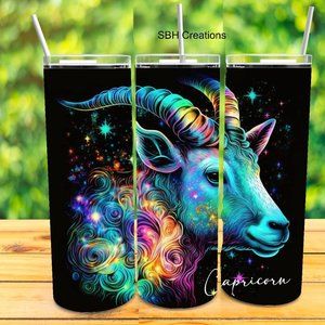 Capricorn Zodiac Sign Tumbler